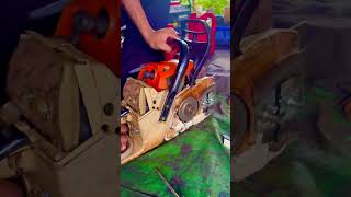 Stihl Chainsaw Wood Cutter Machine#Workshop Repairing#youtubeshortsvideos