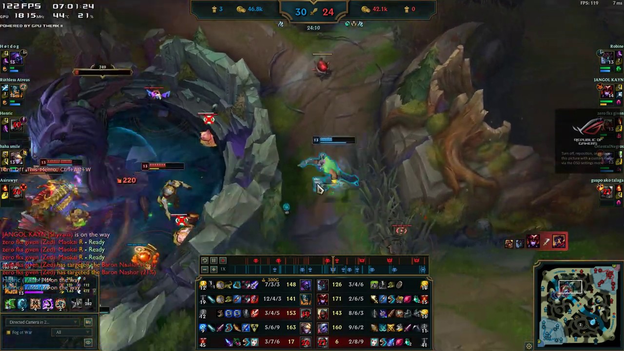 LEAGUE OF LEGENDS | AMAZING MOMENT 2 HP BARON STEAL