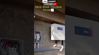 ☁️Sky Lightning Vs Solar Plant ⚡Ultimate Shield 💥ACDB-DCDB Facts 🛑Voltage Spike #shorts #engineering