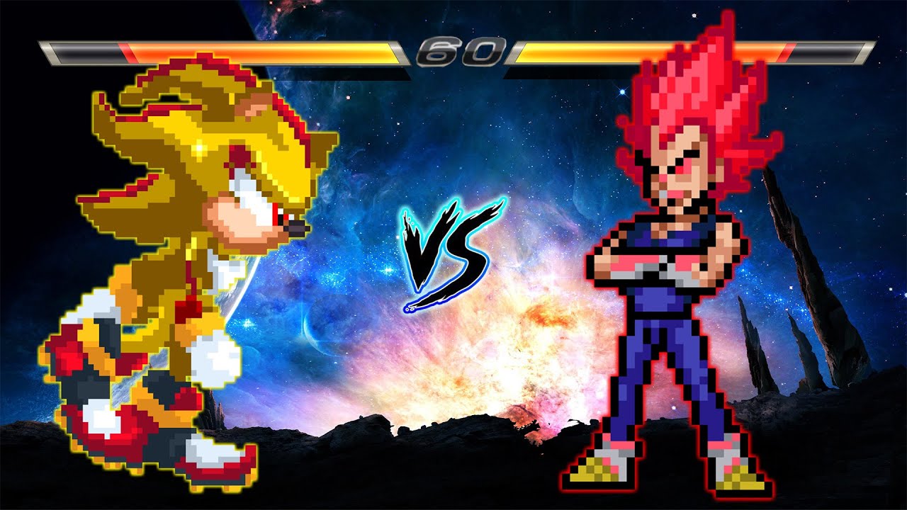 SUPER SHADOW VS VEGETA SSG - YouTube