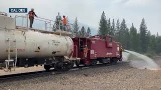 Fire Train Helps Crews Protect Forest From Dixie Fire