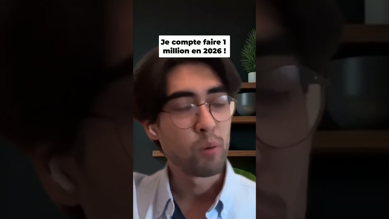 Je compte faire 1 million en 2026!