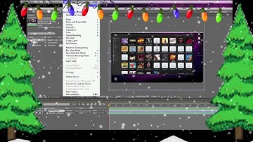 Mactutor30: Christmas Snow fall effect using GIMP and Adobe Aftereffects