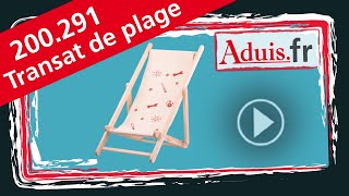 Instructions de montage - Transat de plage