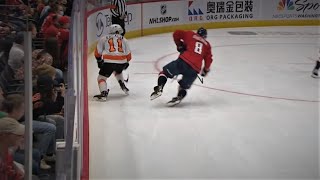 Ovechkin Leaves The Game After A Collision With Travis Konecny