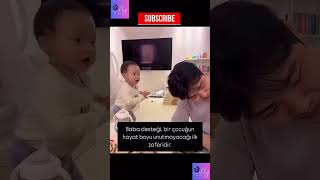 Tüm Babalara Gönderin. Bana Desteği Bir Çocuğun Ilk Zaferidir.