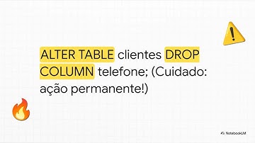 🔧 ALTER TABLE no MySQL: Como Modificar Suas Tabelas Sem Erros!