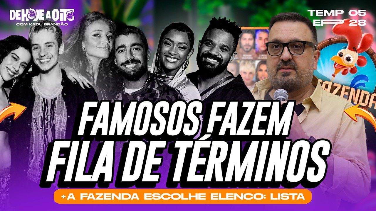 BRIGA DO PIOLHO PARA O BRASIL DE PIOVANI + LISTA DE A FAZENDA CAÓTICA + FAMOSOS EM CRISE NO AMOR