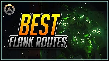 Best Genji Flank Routes (All Flanking Maps w/ Timestamps) | Overwatch