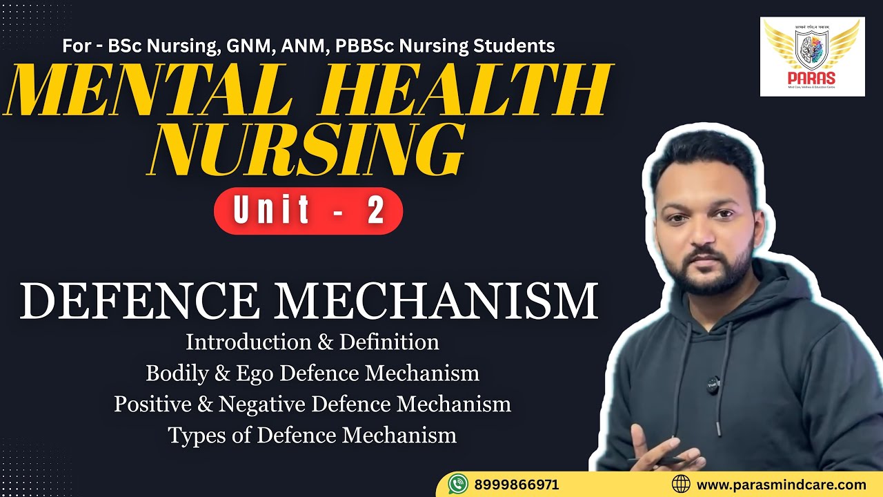 Defence Mechanism | Mental Health Nursing | 