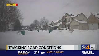 Tracking snowy road conditions