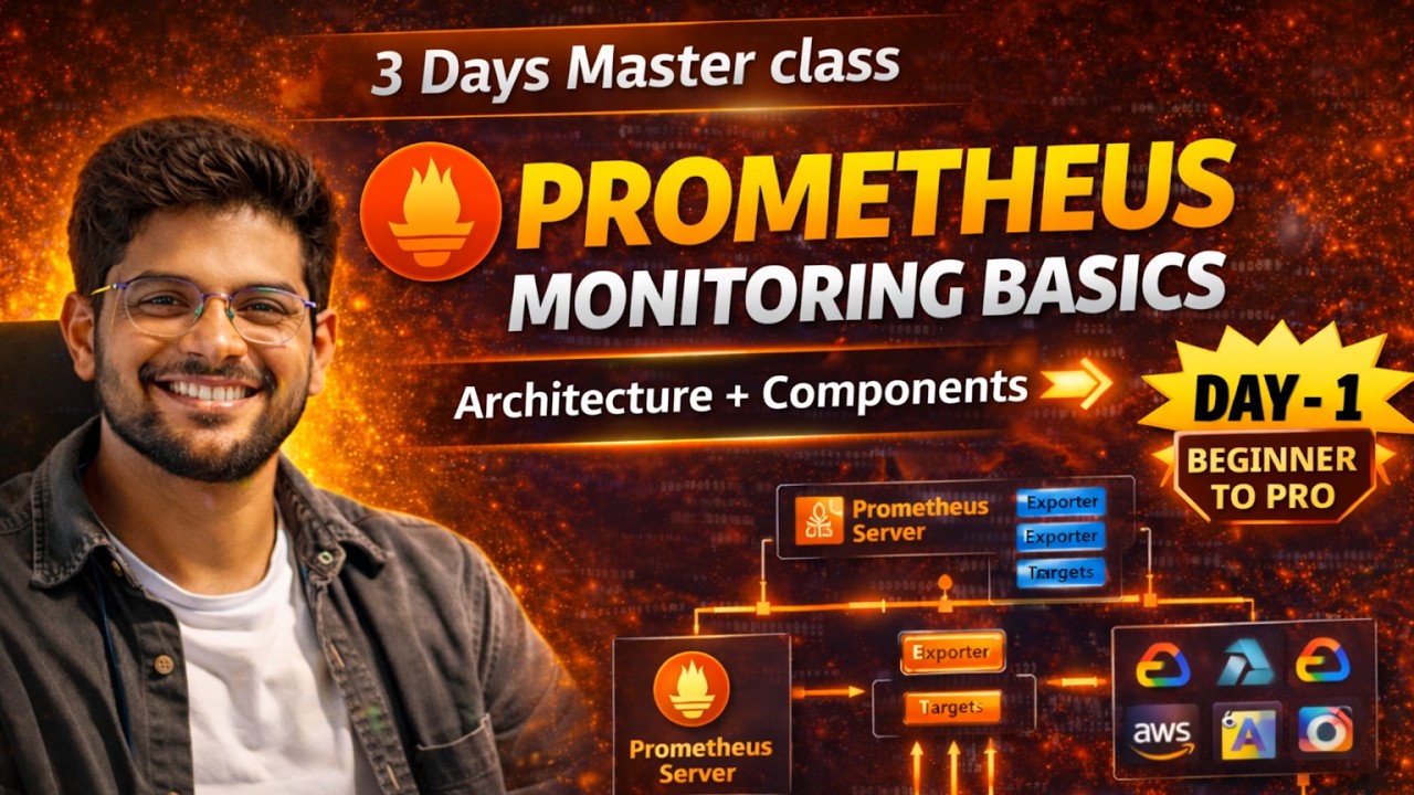 Prometheus Explained for Beginners | Architecture + Components | Day 1 ...
