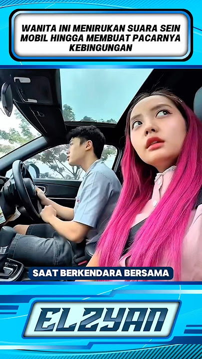 THIS WOMAN IMITATES THE SOUND OF A CAR'S TURN SIGNAL UNTIL IT CONFUSES HER BOYFRIEND #shorts