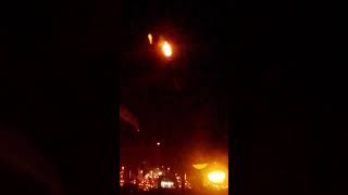 Spectacular blue/orange burn off flare - Grangemouth refinery 🏭🔥