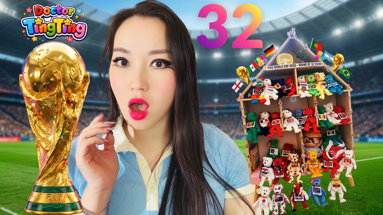 I Turned 32 Beanie Babies into WORLD CUP Fans! - YouTube