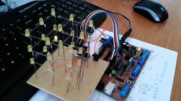 ledcube 3x3x3 ATtiny2313