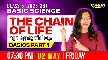 Class 5 Basic Science | The Chain Of Life / ഒറ്റയല്ലൊരു ജീവിയും | Basics Part 1 | Exam Winner