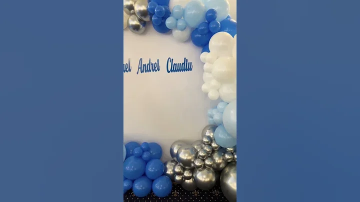 Boss baby balloons decor #shorts #balloons #babyboss #bossbaby #balloondecoration #partydecor #party