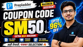 PrepLadder Coupon Code 2025 | PrepLadder Discount Code | Flat 50% OFF + Extra Discount | SM50