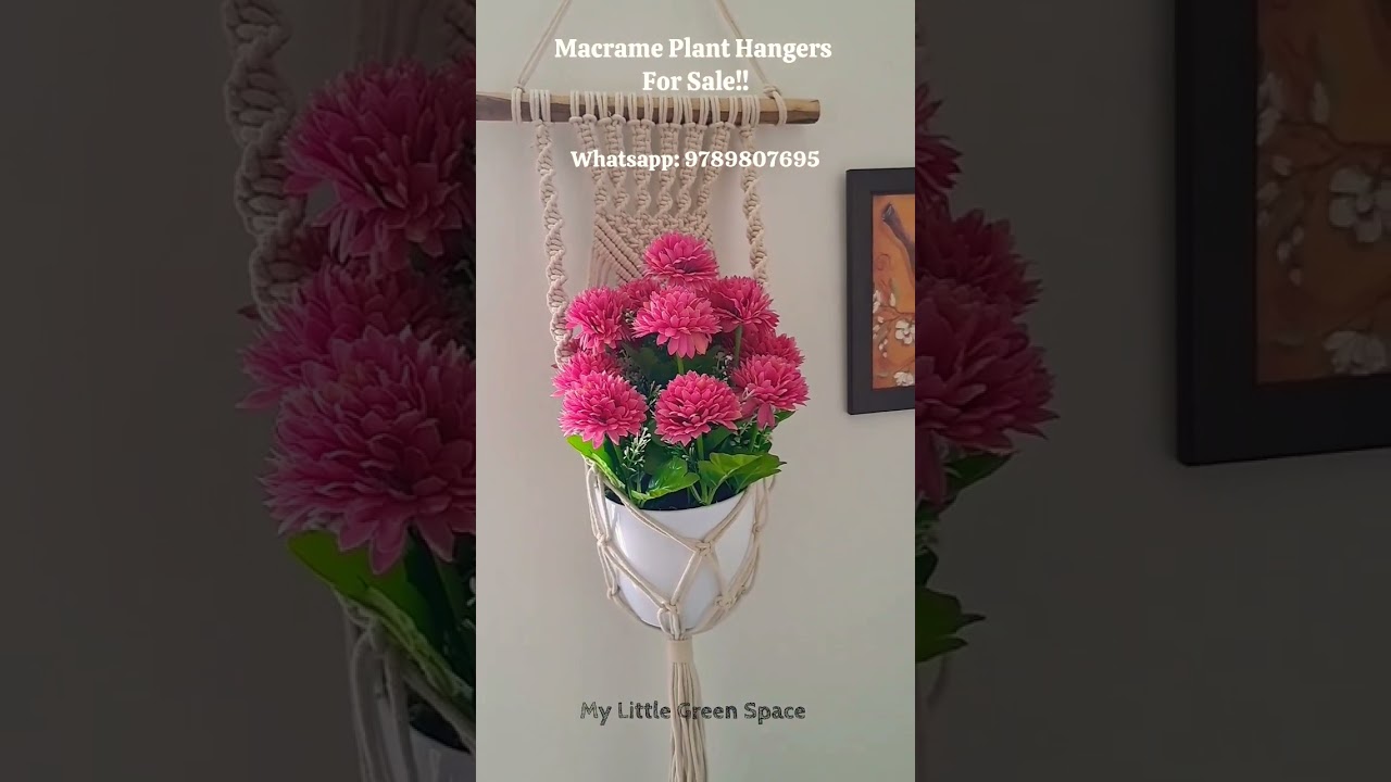 Macrame Plant Hangers / 
