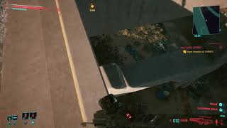 Cyberpunk 2077 How to run past speeding cars on the freeway screenshot 4