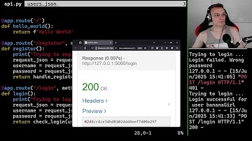 Coding User Registration in Python + Flask