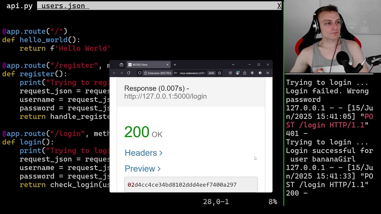 Coding User Registration in Python + Flask - YouTube