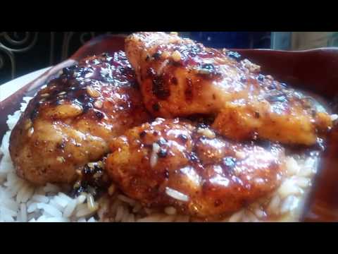 honey-garlic-chicken-breast-/-with-sauce-/-southern-cooking