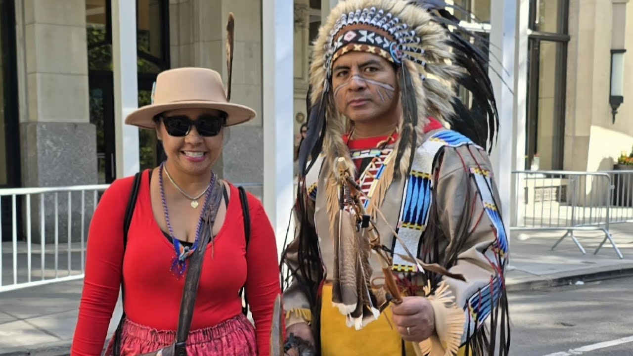The 4th Annual National Indigenous Peoples Of The Americas Parade, October.18.2025. WE ARE STILL 