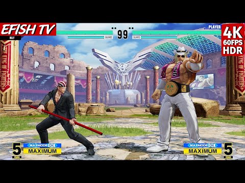 Billy Kane vs Antonov (Hardest AI) - KOF XV