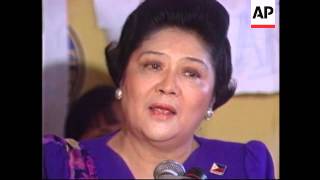Philippines: Imelda Marcos Warns Government