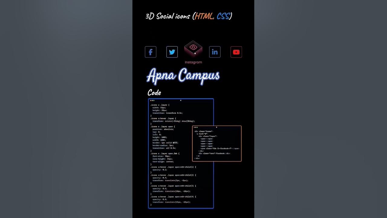 3D sepcial icons using HTML, CSS #song #bollywood #love #arijitsingh #music #ai #coder #cssanimation
