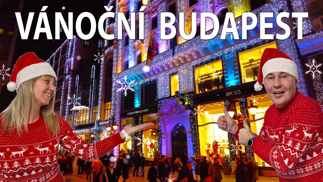 Vánoční trhy v Budapešti, obytným autem co nejblíže do středu města