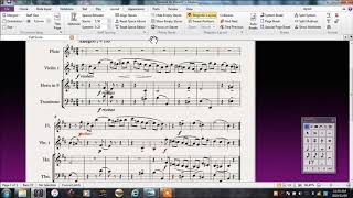 Sibelius Tutorial No. 7 Clean up, exporting and printing