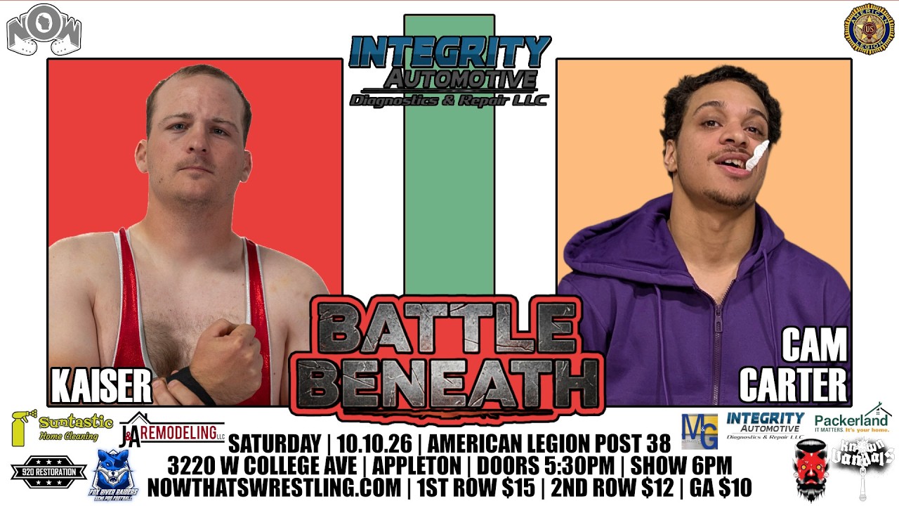 Kaiser vs. Fulton Jacobs vs. Cam Carter | 10-10-2026