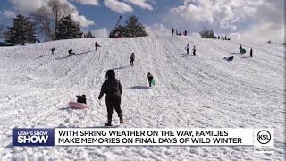 Sugar House sledders grow nostalgic about 2023 snow now that it is coming to an end