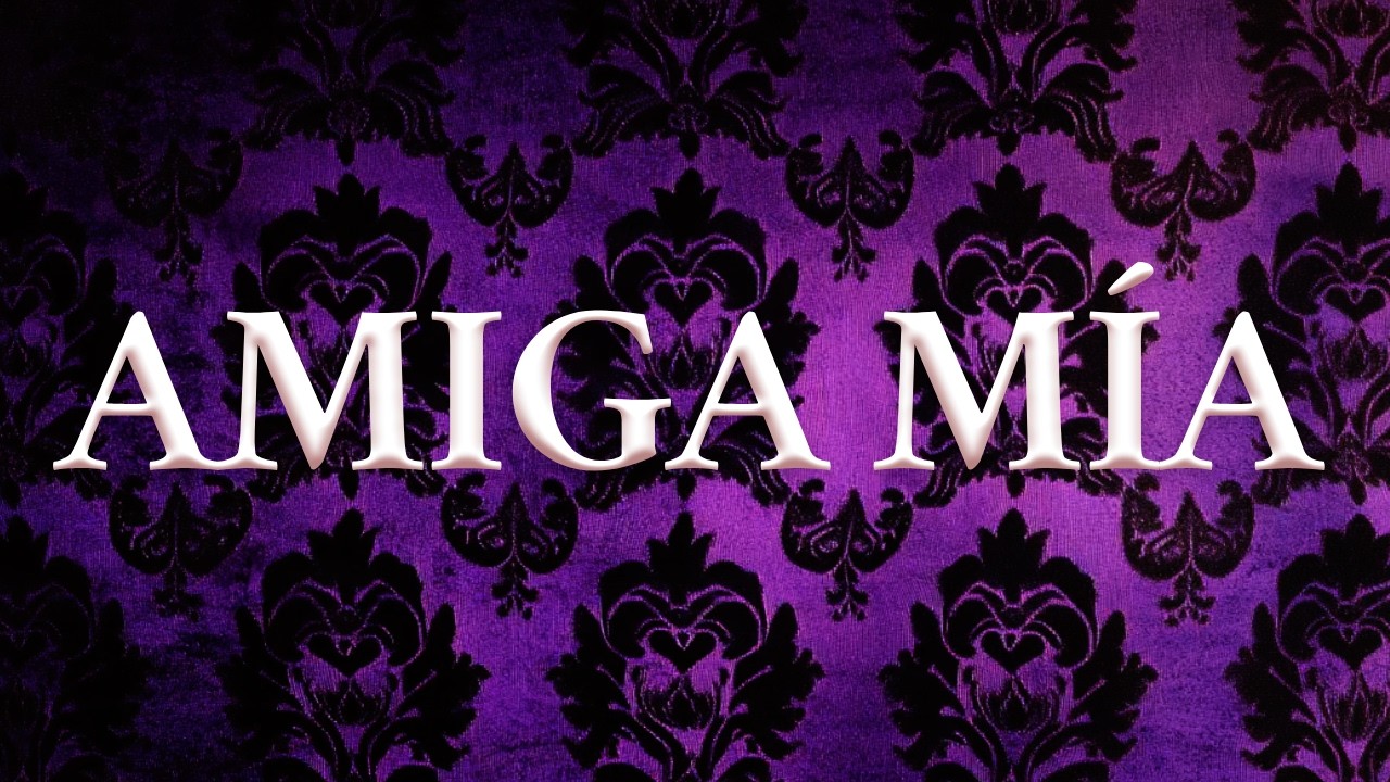 Mis Letra Alejandro Sanz - AMIGA MÍA (Letra oficial / Official lyrics) - YouTube