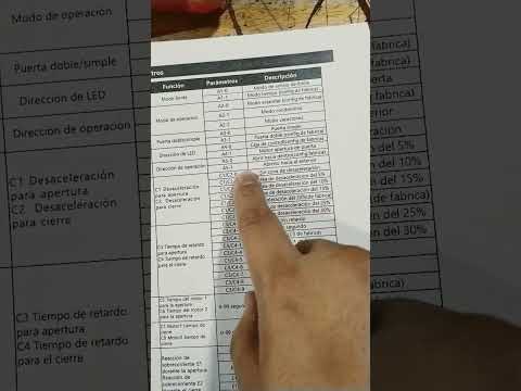 Configuración del área