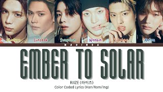 Riize  ember To Solar  S color Coded S