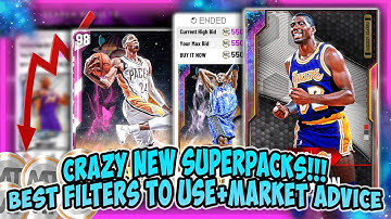 NBA2K20 - BEST WAY TO MAKE MT DURING SUPERPACKS - BEST FILTERS, BUY COLLECTIONS!!! MARKET CRASH!!