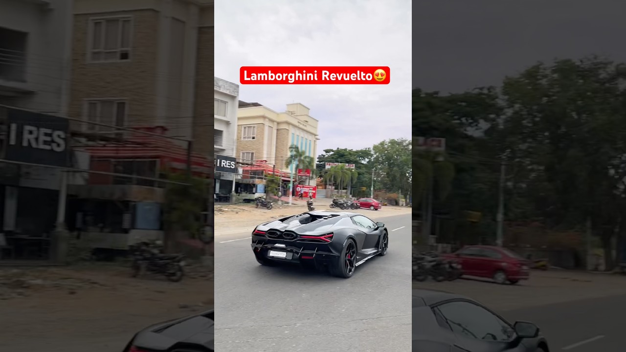 Lamborghini Revuelto😍 #lamborghini #revuelto #supercars #carspotting #ecr #shorts #chennai