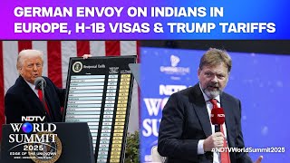 German Envoy Speaks On Indians In Europe, H-1B Visas, Trump Tariffs screenshot 5