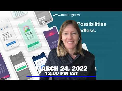 Mobile Growth Association Special Edition Invite With Keren Wexler From Pendo 3 24 2022 