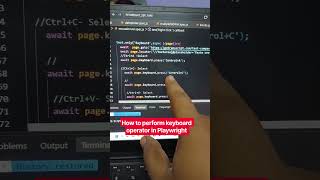 🎹 How to Perform Keyboard Operations in Playwright | Playwright JavaScript Automation