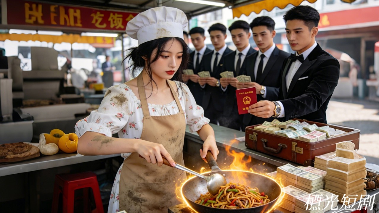 Нищая девушка — бог кулинарии!Её блюдо пленяет CEO,они стоят в очереди купить!