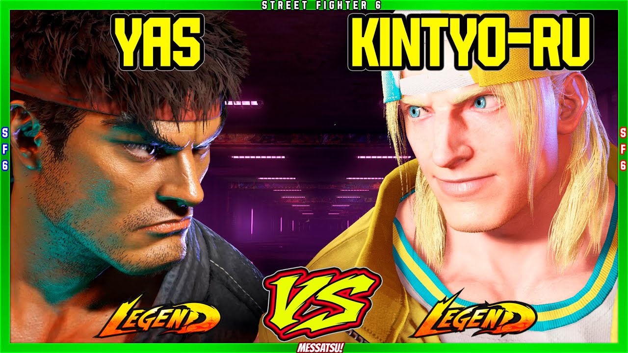 SF6 Yas (Ryu) VS Kintyo-ru (Terry)💥Messatsu!💥スト6💥Street fighter 6