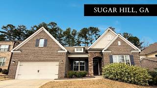 MUST SEE- GORGEOUS 4-SIDED BRICK HOME FOR SALE IN SUGAR HILL, GA - 3 Bedrooms - 3 Baths