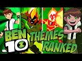 Every ben 10 theme song ranked  worst to best