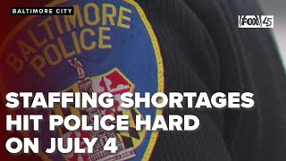 Baltimore Police prepare for Fourth of July festivities amid staffing shortages