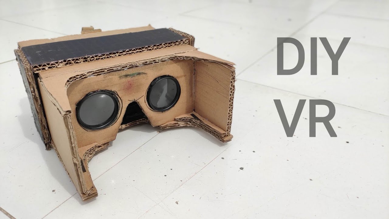 HOW TO MAKE VR ( virtual reality )  |  HOMEMADE USING CARDBOARD  |  DDC WORKSHOP